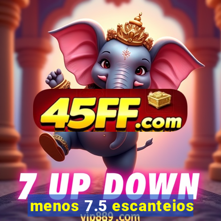 menos 7.5 escanteios